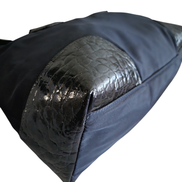 Prada Navy and Black Women's Satchel - Picture 10 of 15